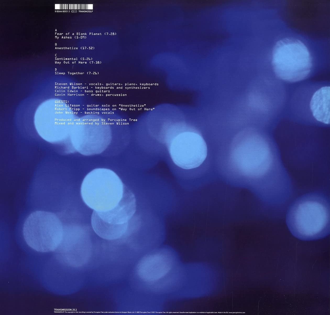 Porcupine Tree (포큐파인 트리) - Fear Of A Blank Planet [2LP] 