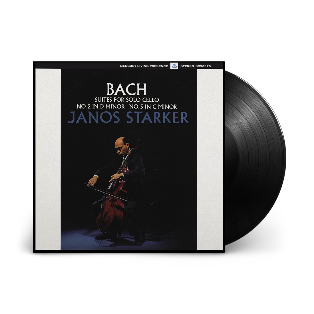 Janos Starker 바흐: 무반주 첼로 모음곡 2, 5번 - 야노스 슈타커 (Bach: Suites for Solo Cello BWV1008, BWV1011) [LP] 