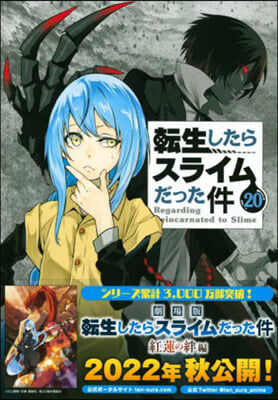 轉生したらスライムだった件 20 魔國連邦 カレンダ-シ-ル付き限定版