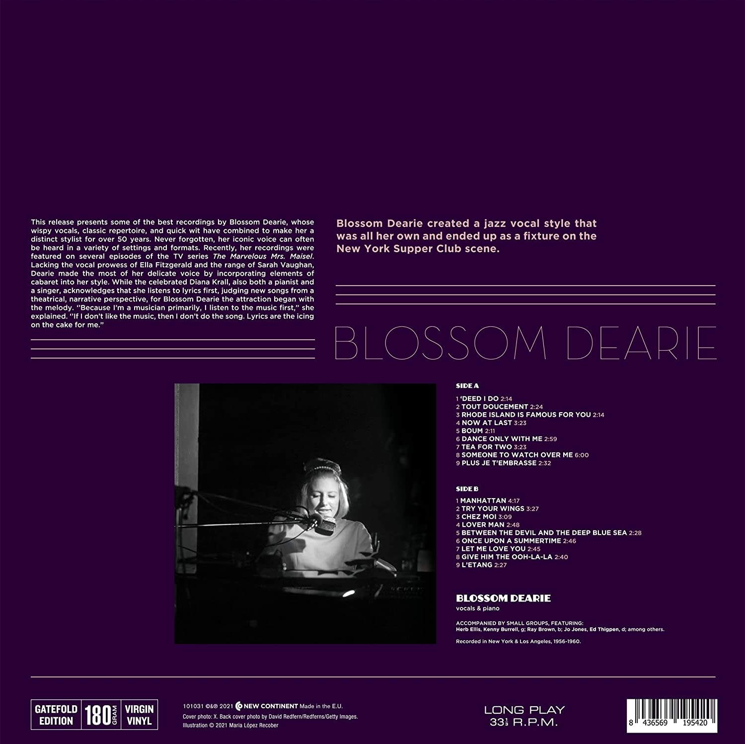 Blossom Dearie (블로섬 디어리) - The Hits [LP] 