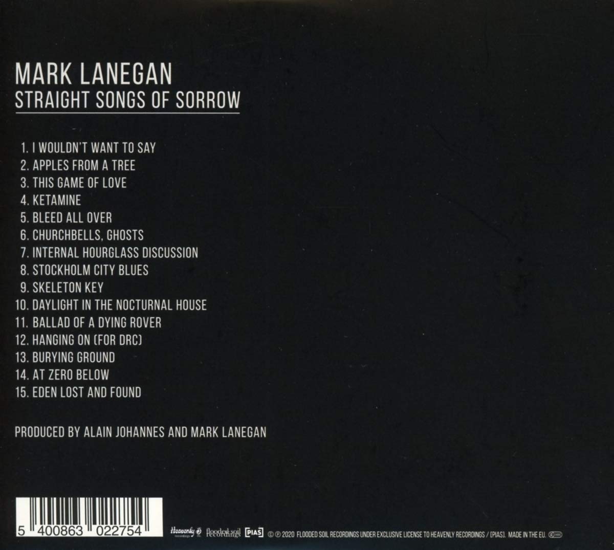 Mark Lanegan (마크 레인건) - 12집 Straight Songs Of Sorrow 