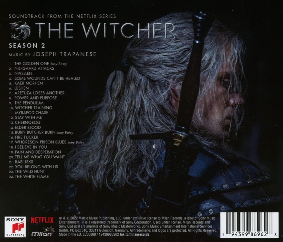 Netflix '더 위쳐: 시즌 2' 드라마음악 (The Witcher: Season 2 OST by Joseph Trapanese) 