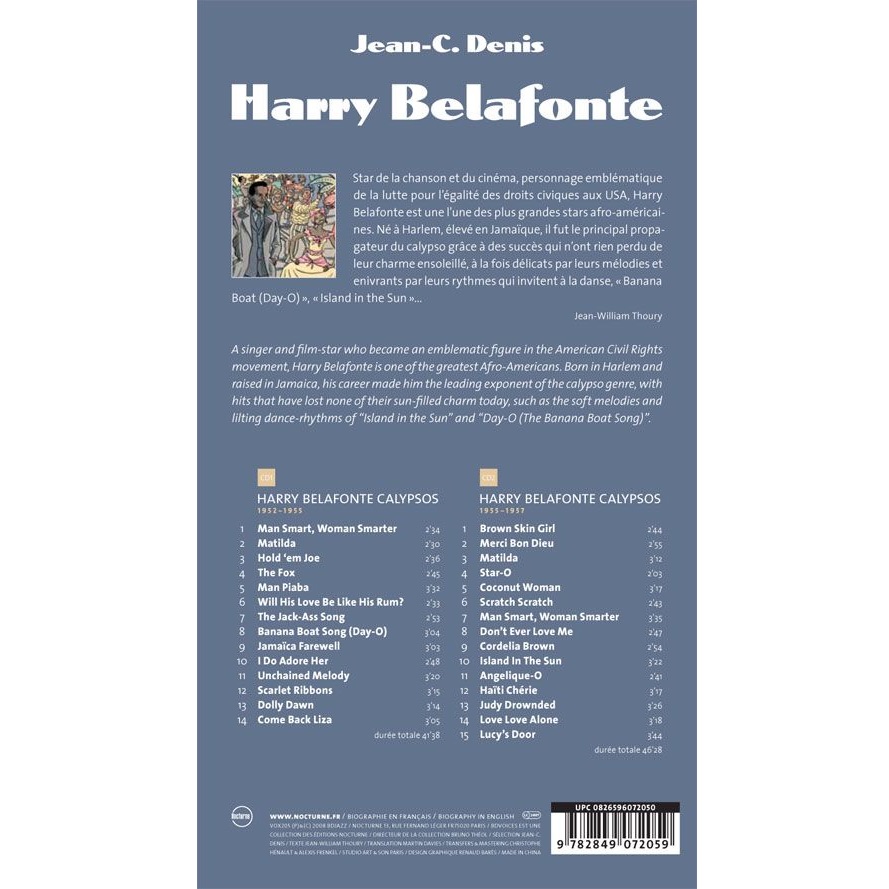 일러스트로 만나는 해리 벨라폰테 (Harry Belafonte - Calypsos : Illustrated by Jean-Claude Denis) 