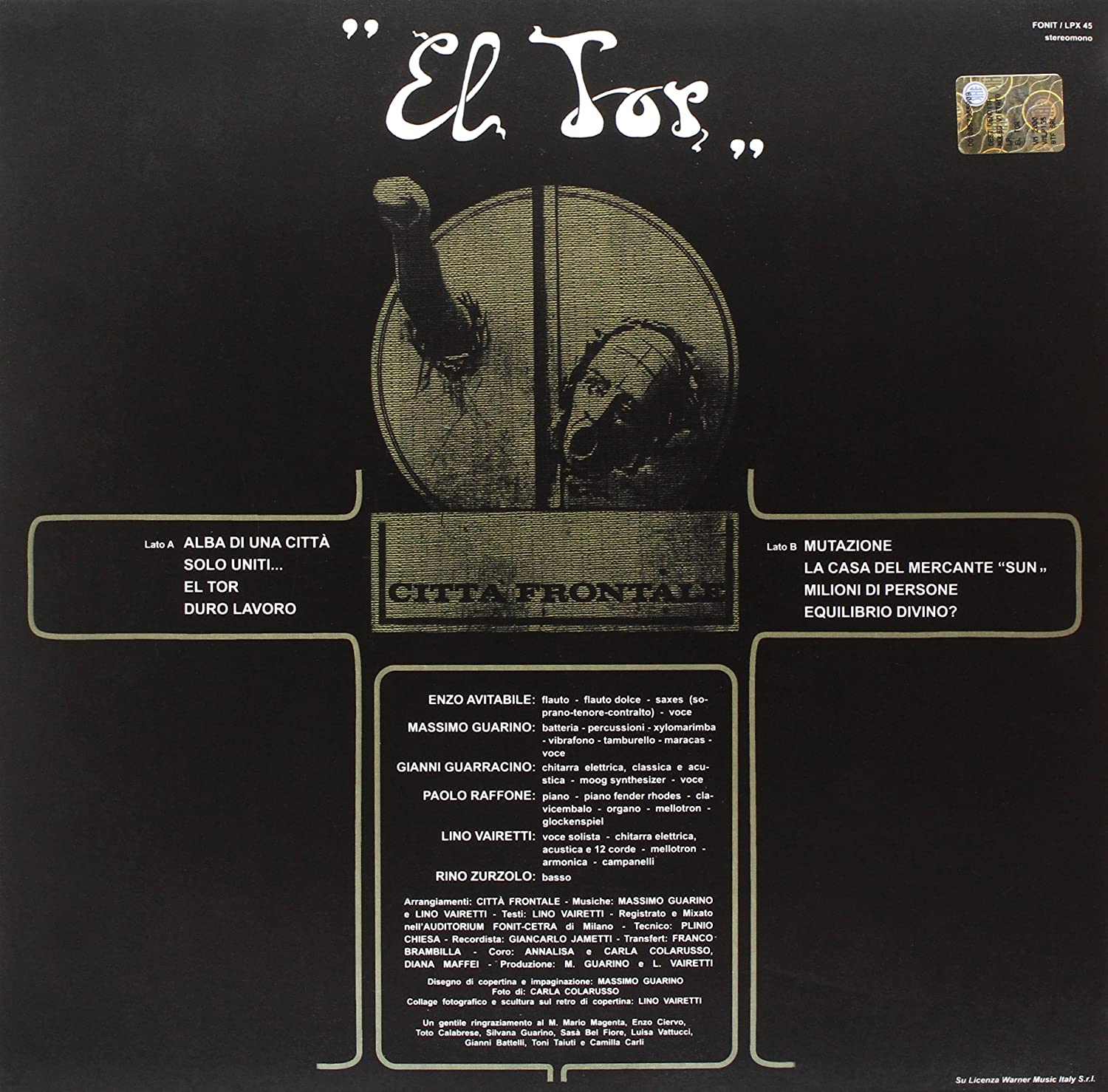 Citta Frontale (시타 프론탈레) - El Tor [LP] 