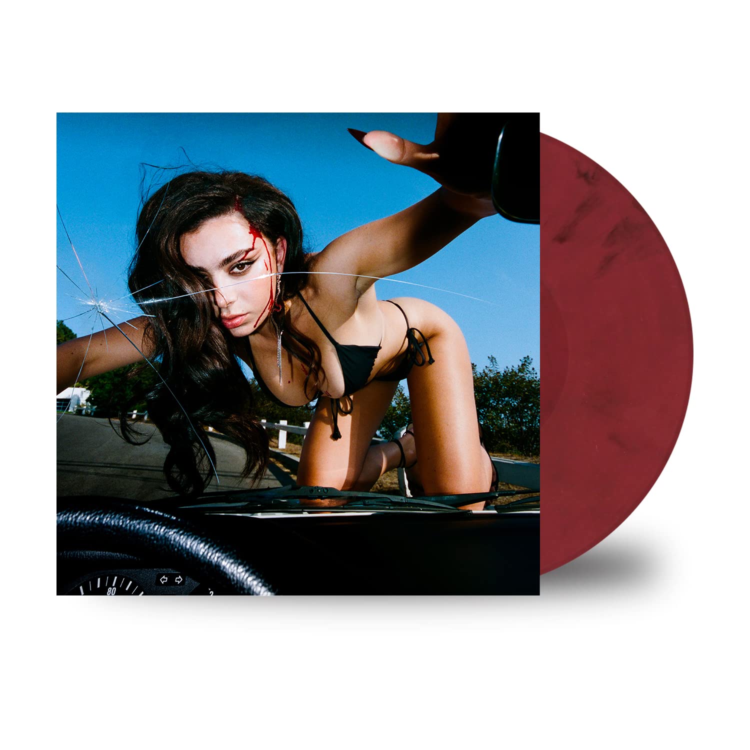 Charli XCX (찰리 엑스씨엑스) - Crash [불투명 레드 & 블랙 마블 컬러 LP] 