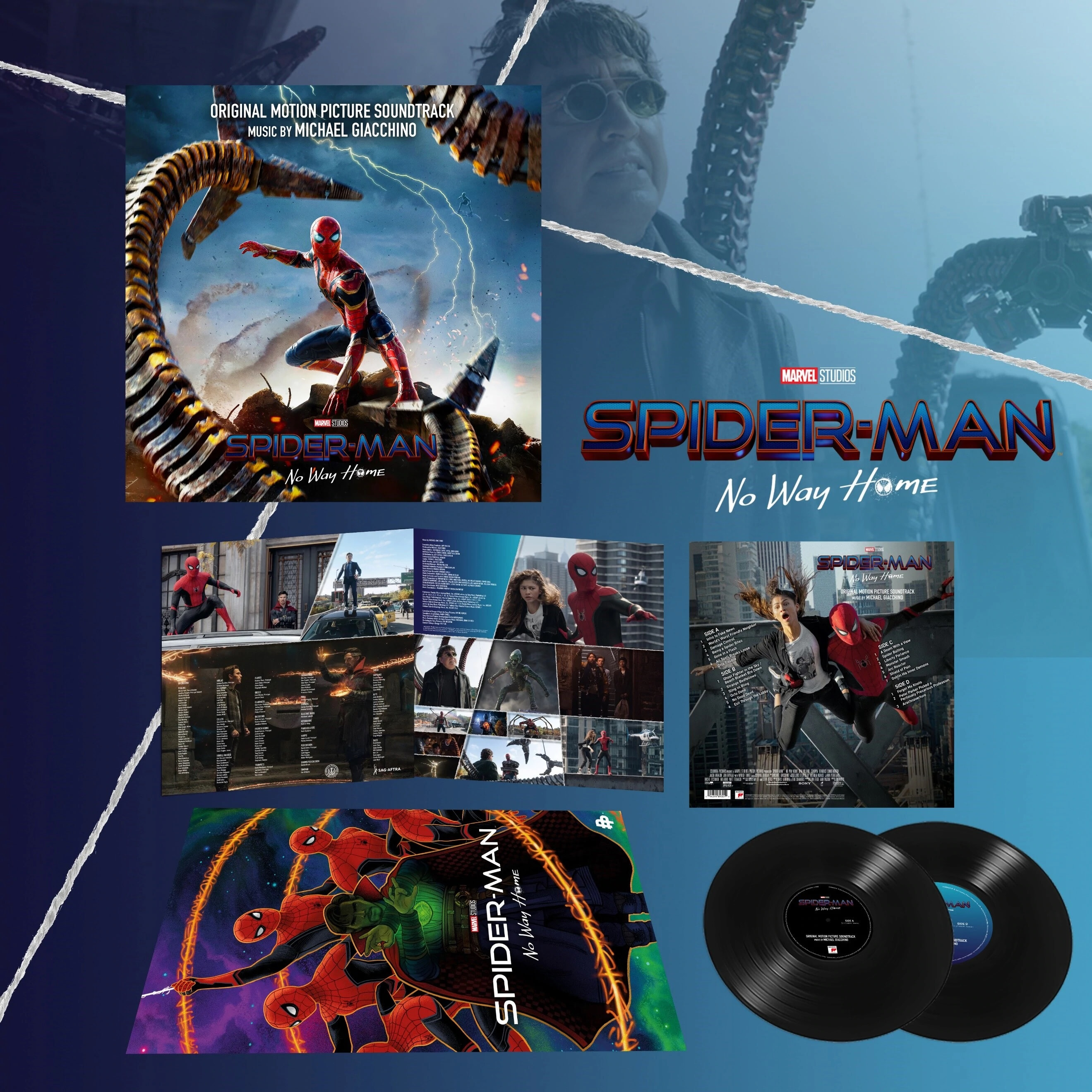 스파이더맨: 노 웨이 홈 영화음악 (Spider-Man: No Way Home OST by Michael Giacchino) [2LP] 