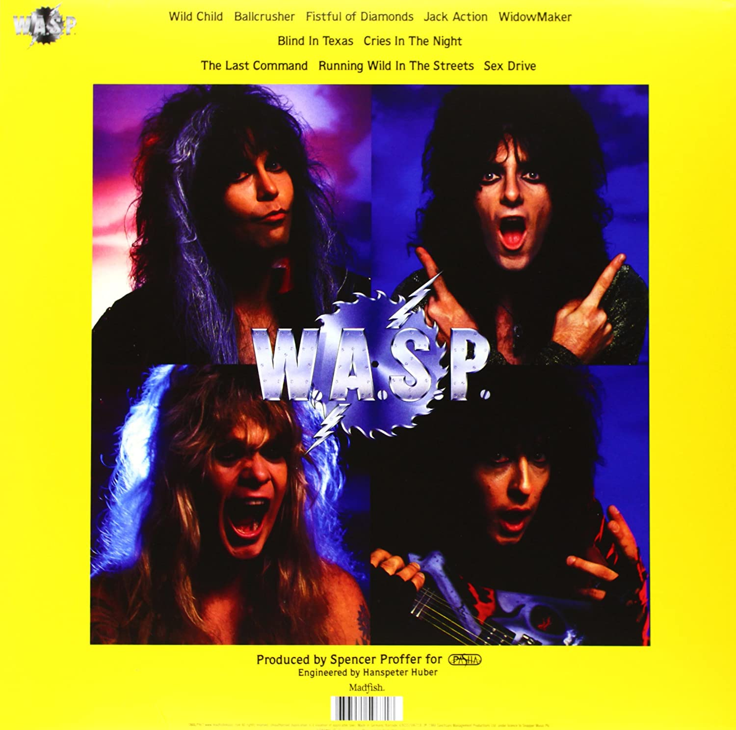 W.A.S.P. (더블유 에이 에스 피) - 2집 The Last Command [컬러 LP]