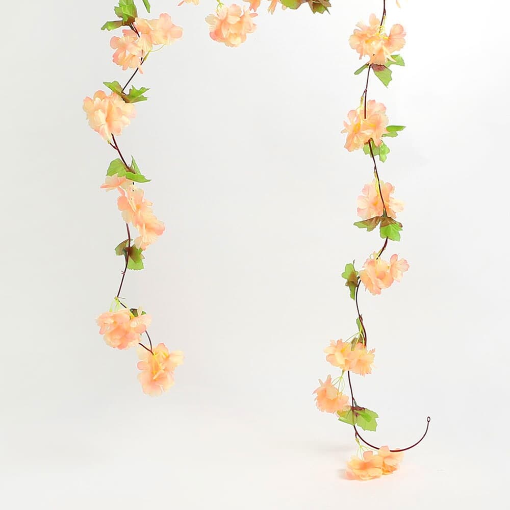 블룸 벚꽃 조화 넝쿨 2p세트 생화같은 인조꽃덩굴