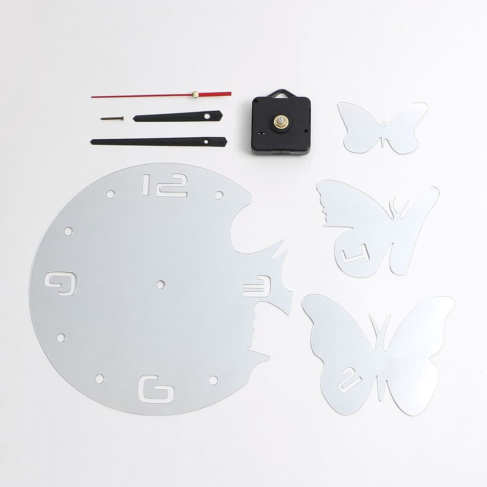 살랑나비 DIY 붙이는 벽시계 월데코 인테리어시계