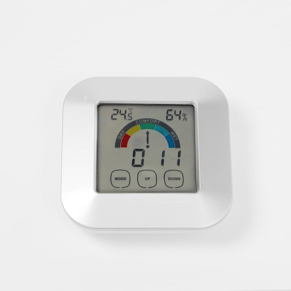 터치스크린 온도계 습도계 자석 디지털 알람 시계