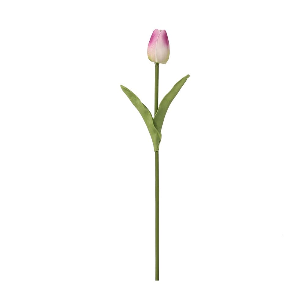 피어나 한송이 튤립 조화(핑크) 꽃인테리어