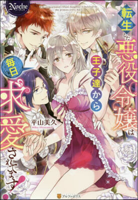 轉生した惡役令孃は王子達から每日求愛され