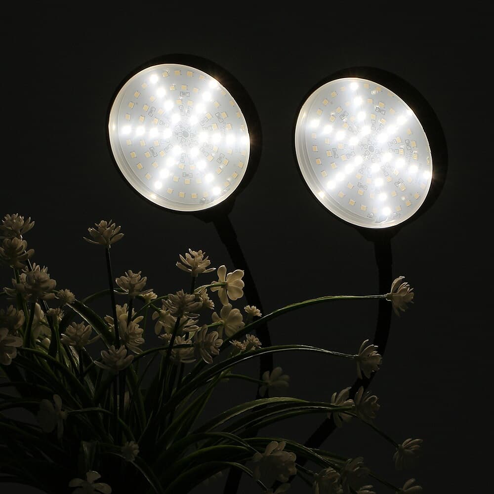 쑥쑥 광합성 LED 식물등(2헤드) (웜색) 식물성장