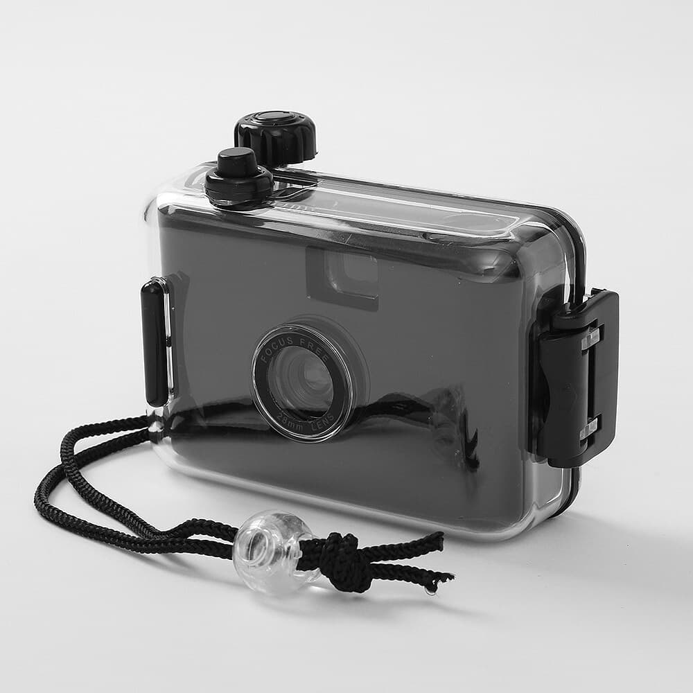 뉴트로 방수 토이카메라(블랙) 수중카메라