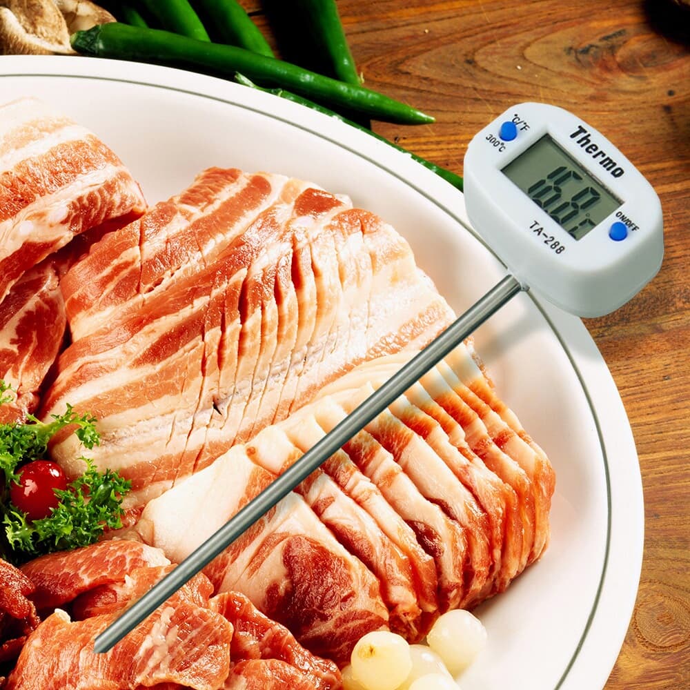 심플쿠킹 탐침 온도계 2p세트 요리 고기 온도 측정기