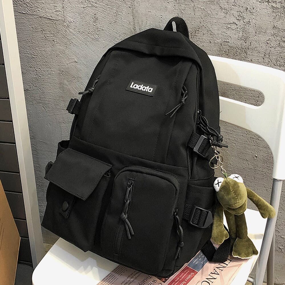캐쥬얼 앤 데일리 백팩(블랙) 학생 여행용 노트북가방