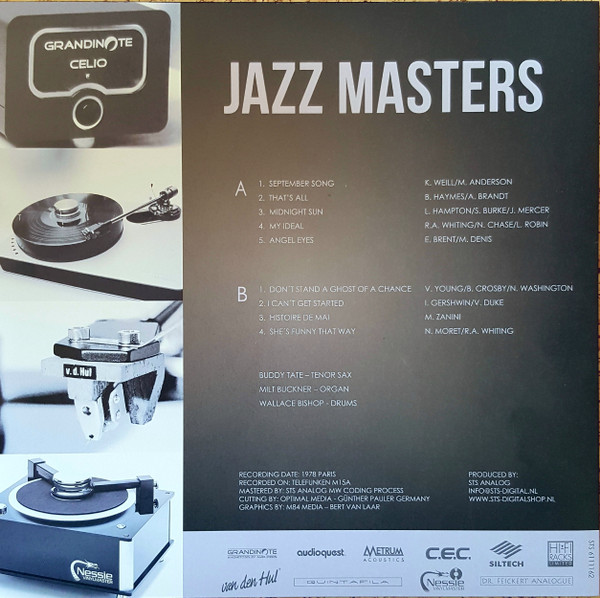 Buddy Tate Trio (버디 테이트 트리오) - Jazz Masters Vol.1 [LP]