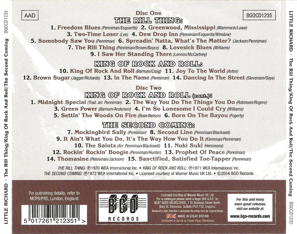 Little Richard (리틀 리차드) - The Rill Thing / King Of Rock And Roll / The ...