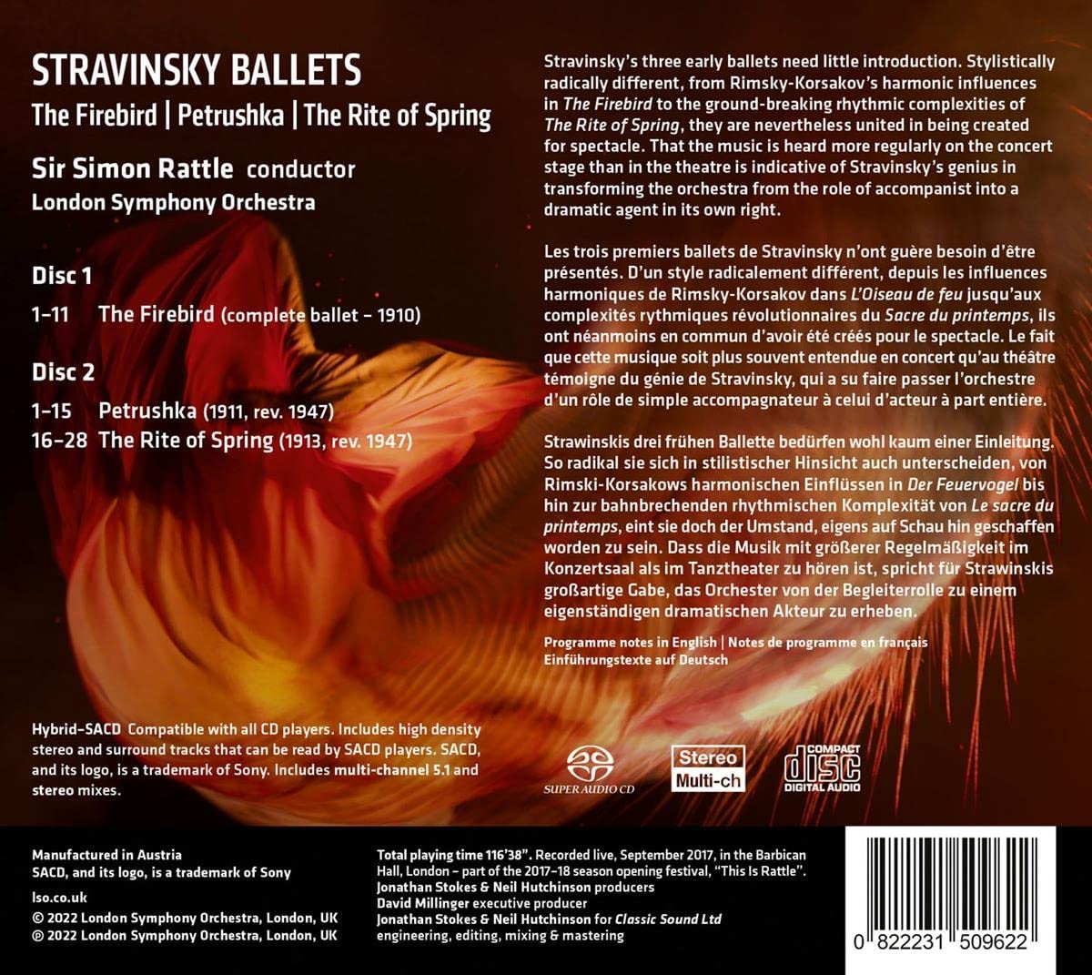 Simon Rattle 스트라빈스키: 불새, 페트루슈카, 봄의 제전 - 사이먼 래틀 (Stravinsky: Ballets - The Firebird, Petrushka, The Rite of Spring) 