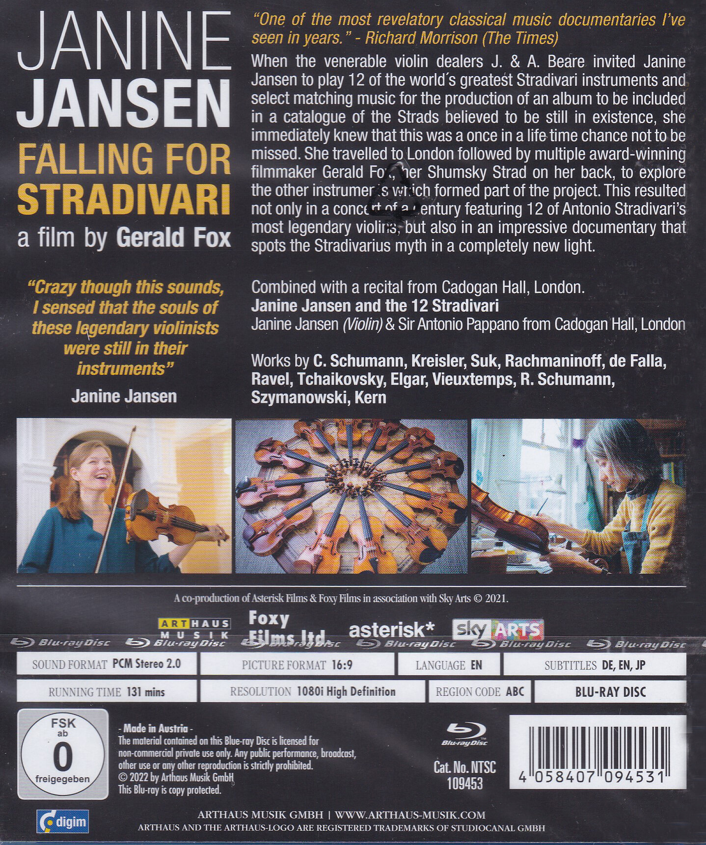 야니네 얀센 스트라디바리우스에 홀리다 (Janine Jansen Falling For Stradivari) 