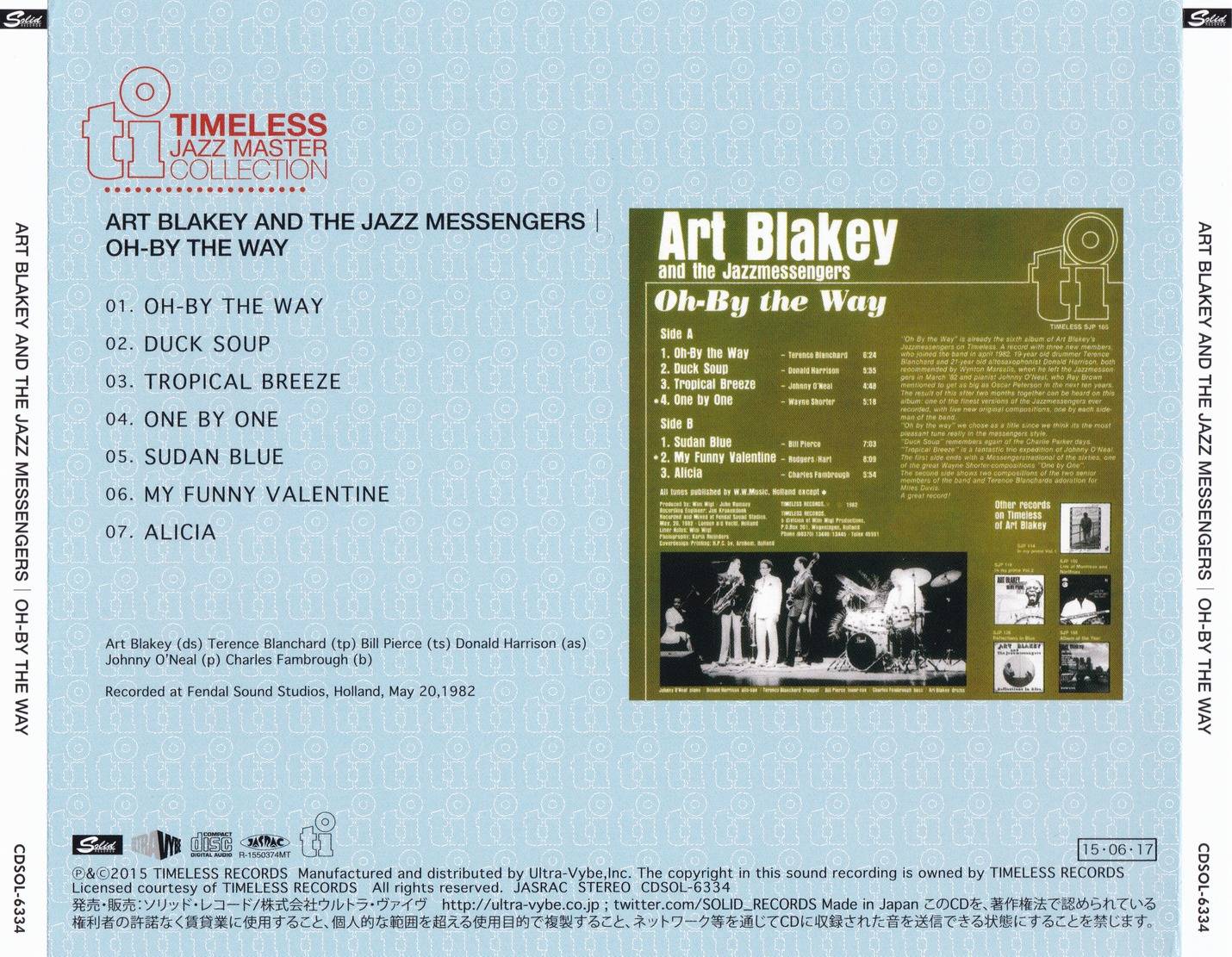 Art Blakey / The Jazz Messengers (아트 블랭키) - Oh-By The Way