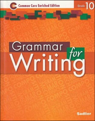Grammar for Writing (enriched) Student Book Orange (G-10)