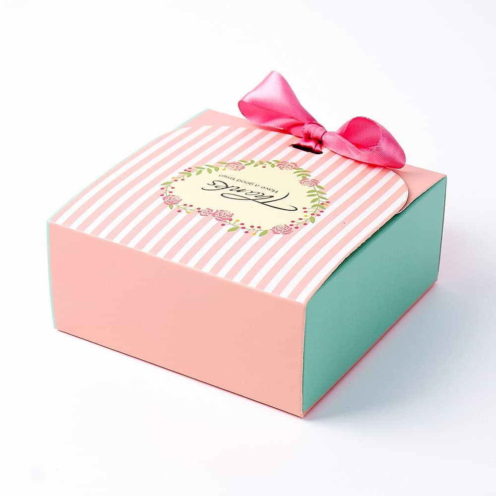 러브썸 리본 선물상자 10p(핑크) 발렌타인 선물포장