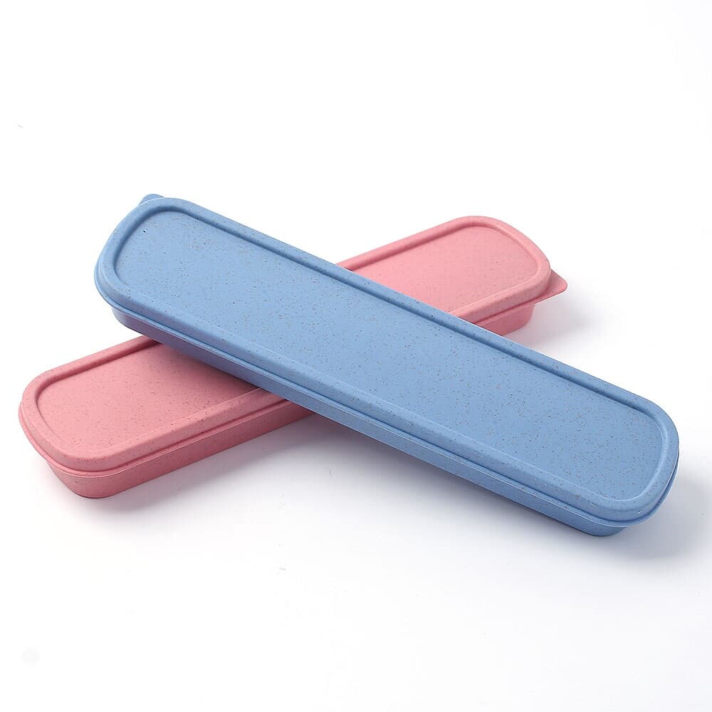 쿡시티 휴대용 수저 2세트(블루+핑크) 개인 숟가락