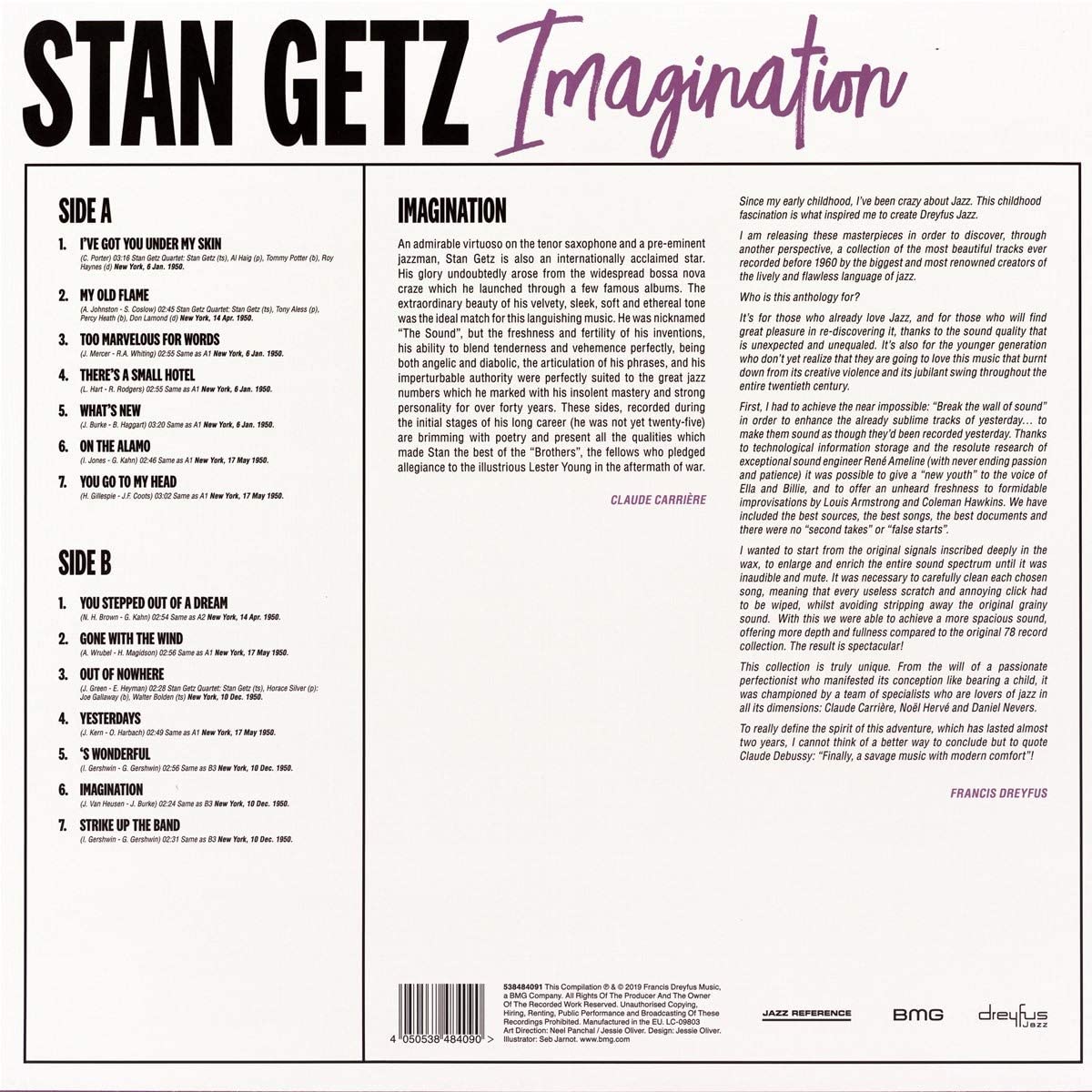 Stan Getz (스탄 겟츠) - Imagination [LP]