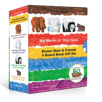 Brown Bear & Friends 4 Board Book Gift Set