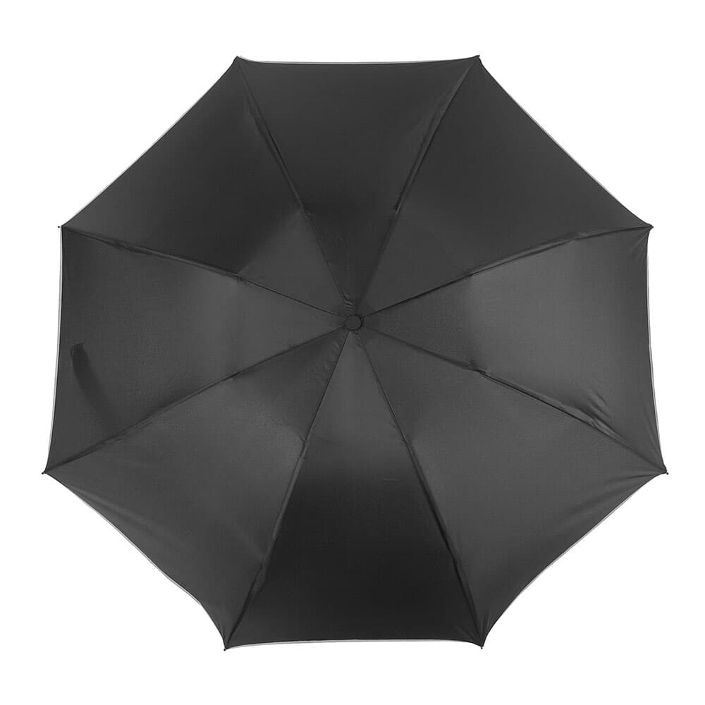 반사띠 3단 거꾸로 완전자동 우산(블랙)
