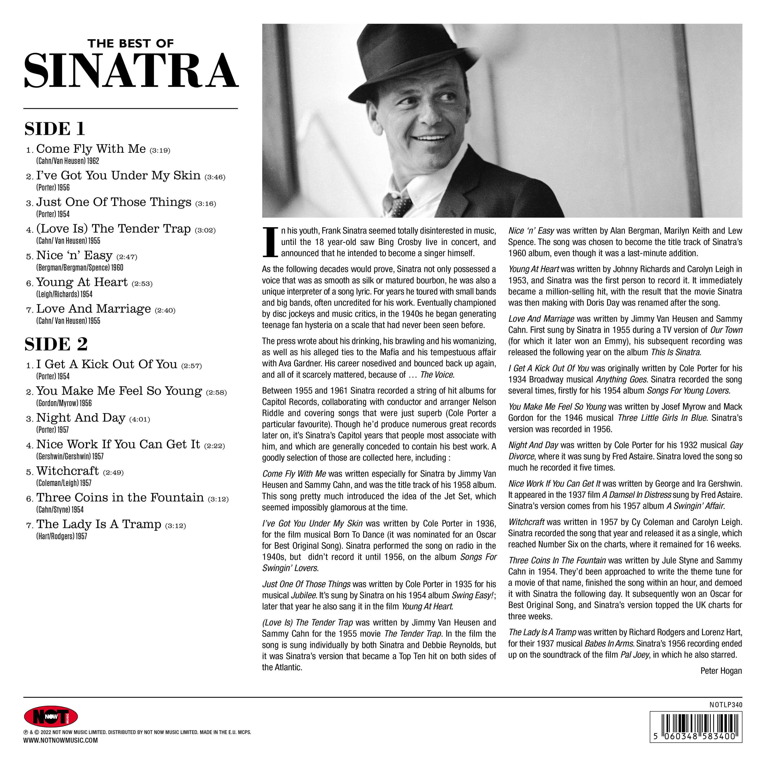 프랭크 시나트라 베스트 모음집 (The Best Of Sinatra) [블루 컬러 LP]