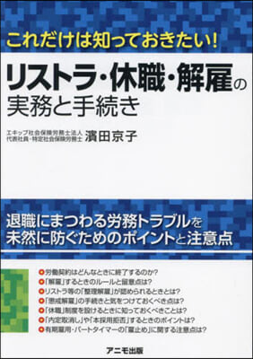 リストラ.休職.解雇の實務と手續き