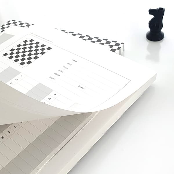 제이로그 오늘공부 체스 기보 노트패드(100매)