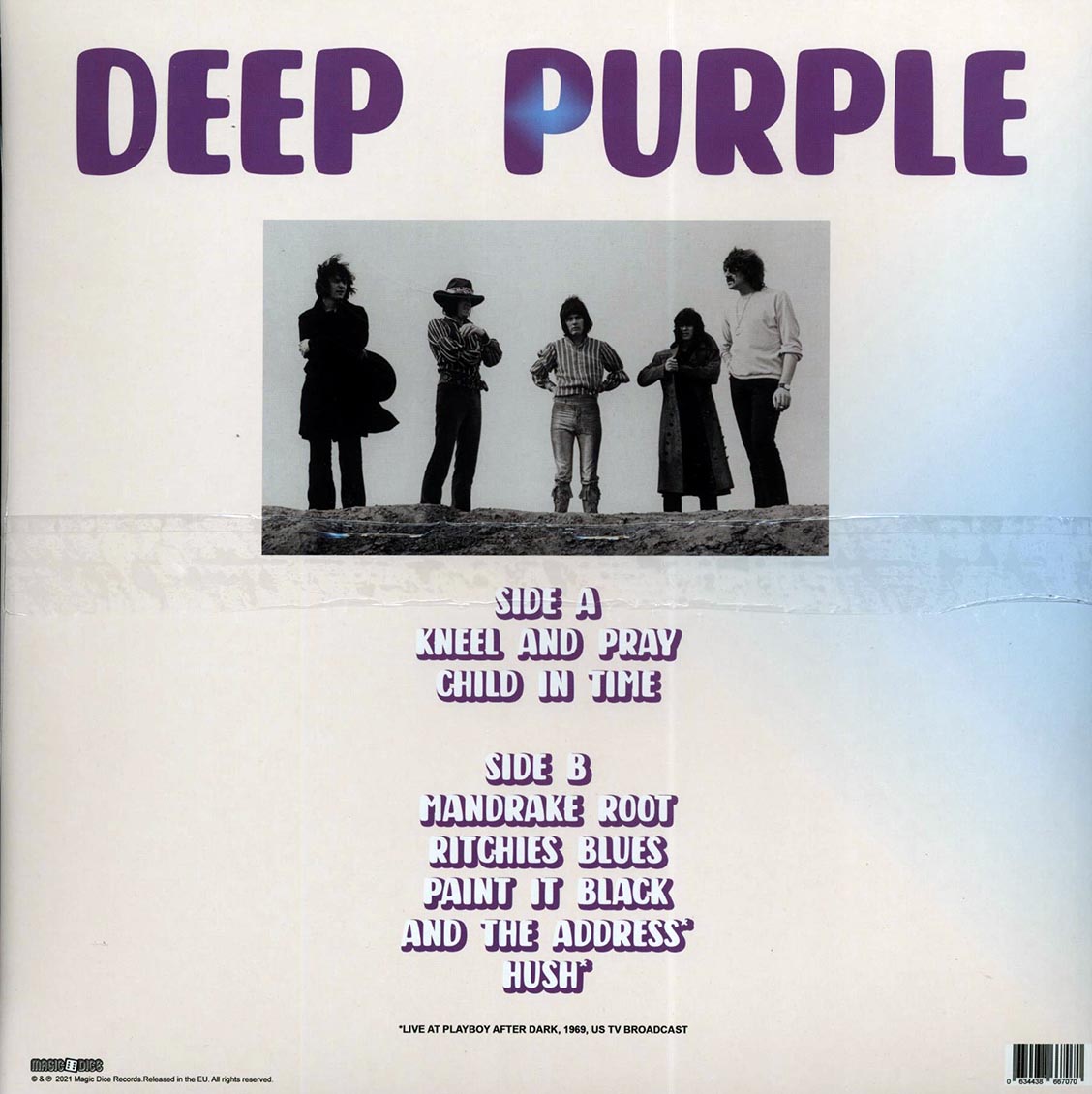 Deep Purple (딥 퍼플) - Live In Amsterdam 1969 FM Broadcast [LP] 