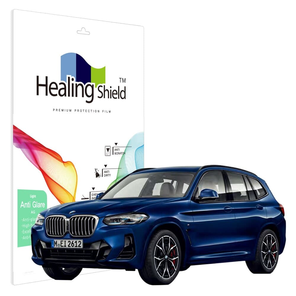 BMW X3 M SPORT PACKAGE 2022 12.3인치 내비게이션 저반사 Light 액정보호필름