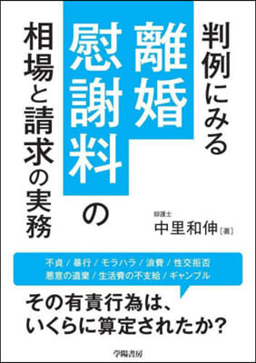 判例にみる離婚慰謝料の相場と請求の實務