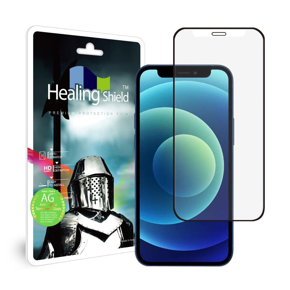 아이폰12 미니 3D 풀커버 저반사 강화유리 액정보호필름 1매