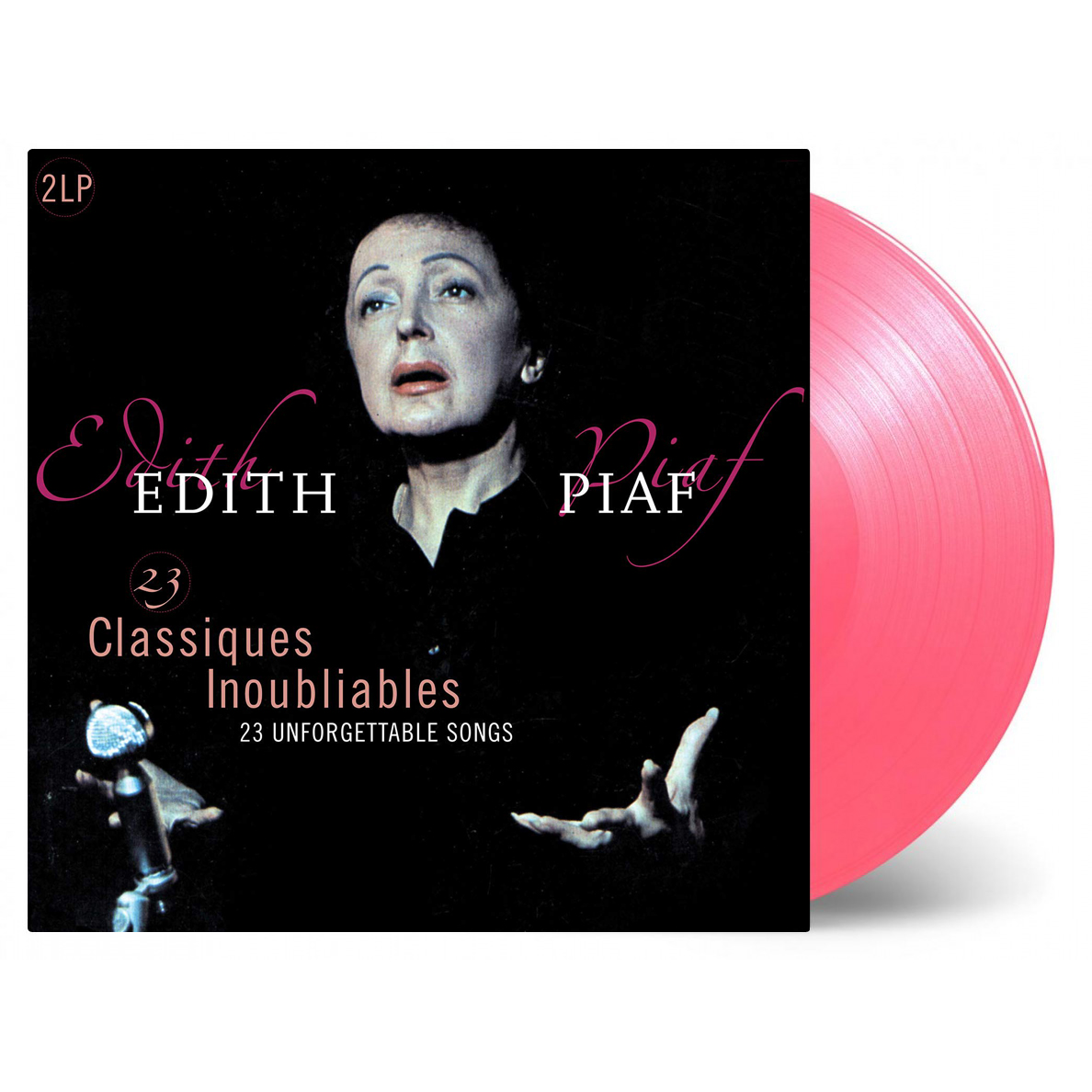 에디트 피아프 베스트 모음집 (Edith Piaf - 23 Unforgettable Classics) [핑크 컬러 2LP]