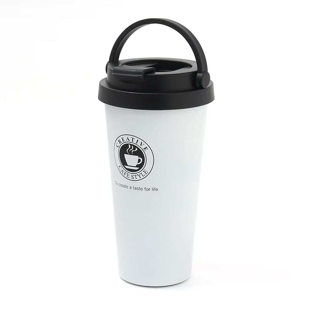 카페스타일 밀폐 뚜껑 텀블러 커피 스텐 휴대용보냉컵
