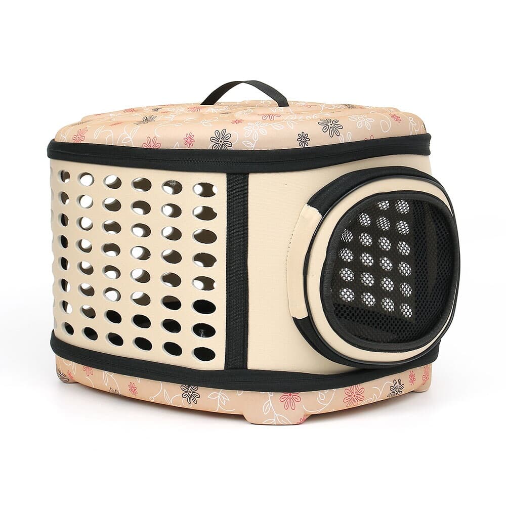 펫홈 대형 애견가방(베이지) 반려동물이동장