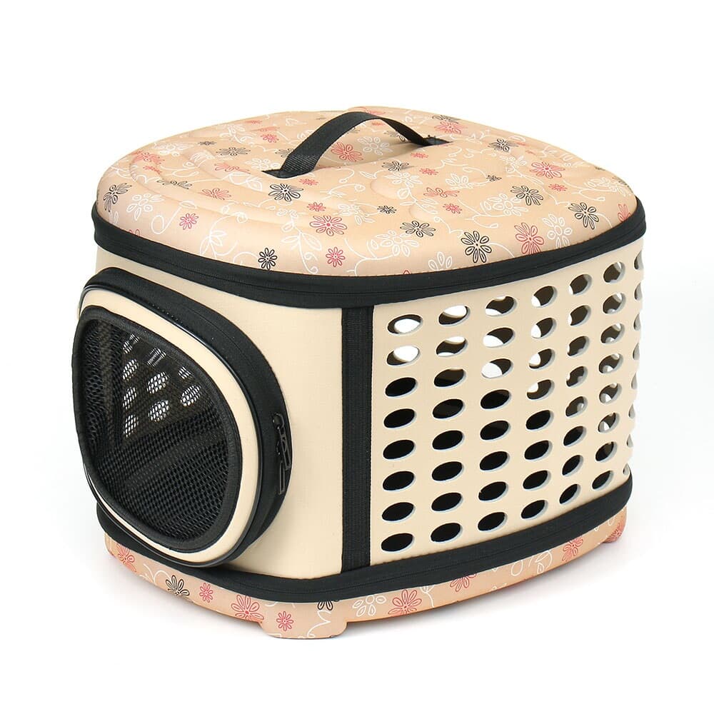 펫홈 대형 애견가방(베이지) 반려동물이동장