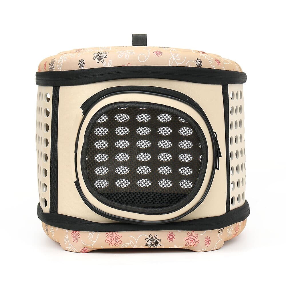 펫홈 대형 애견가방(베이지) 반려동물이동장