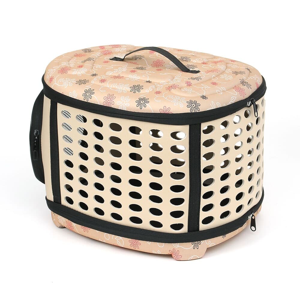 펫홈 대형 애견가방(베이지) 반려동물이동장