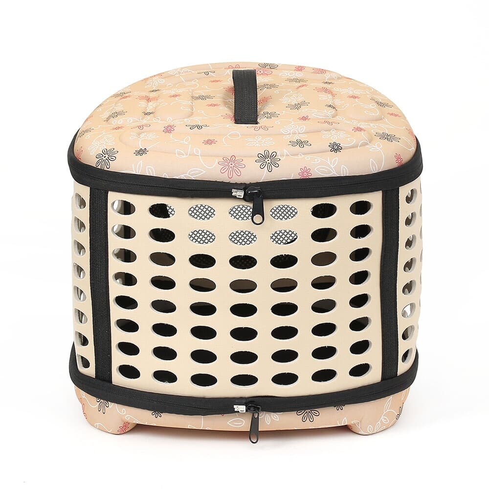 펫홈 대형 애견가방(베이지) 반려동물이동장