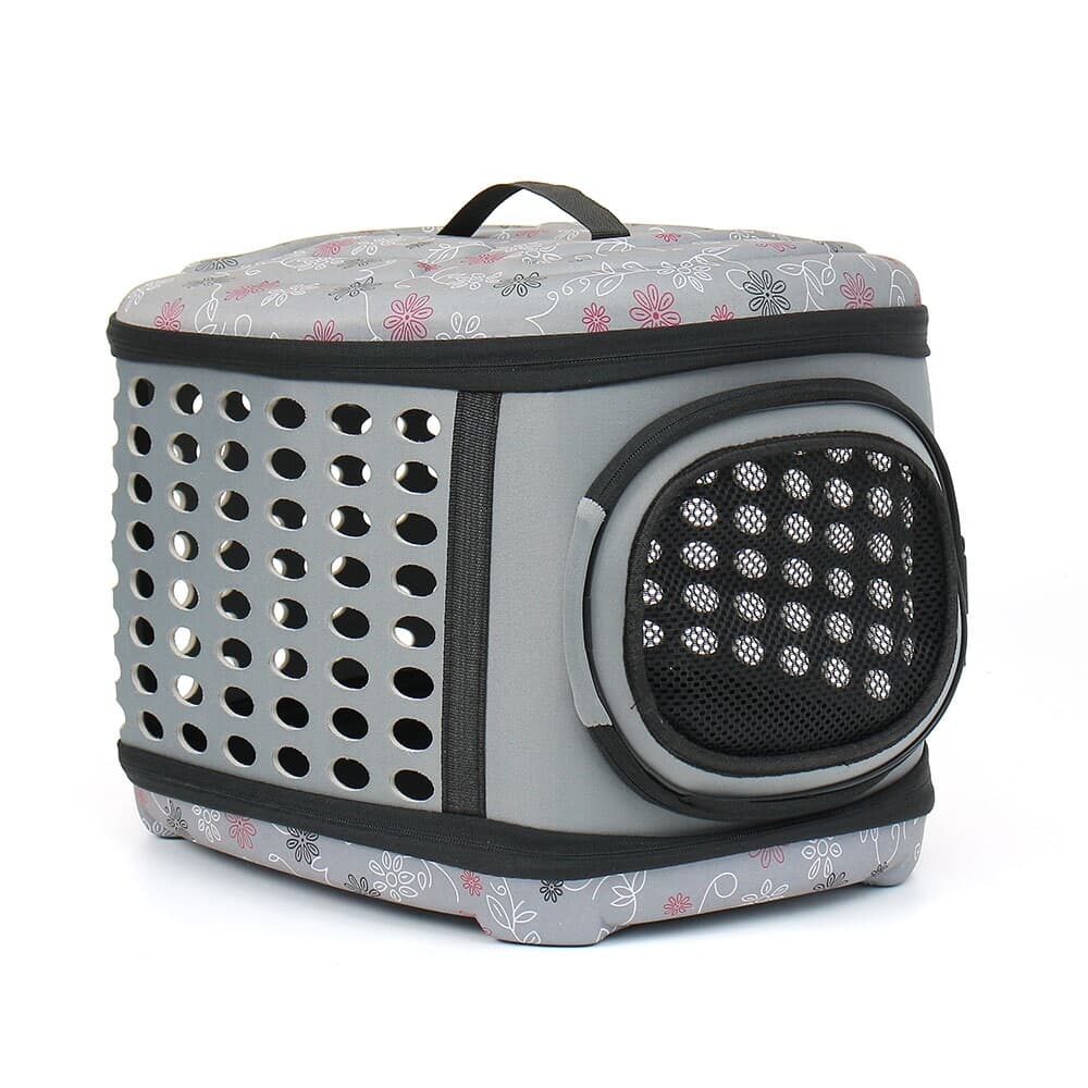 펫홈 대형 애견가방(그레이) 고양이 강아지이동가방