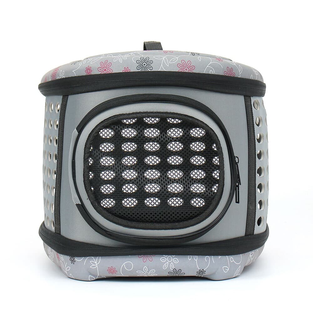 펫홈 대형 애견가방(그레이) 고양이 강아지이동가방