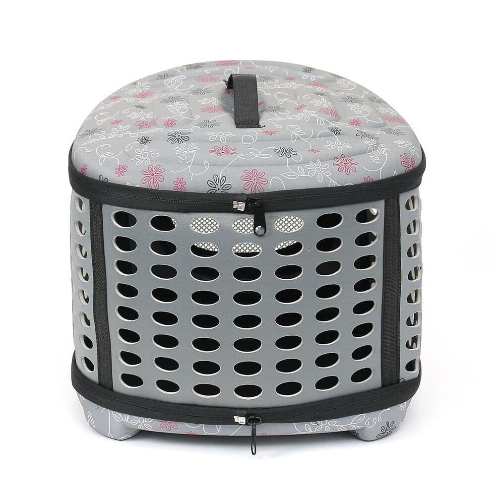 펫홈 대형 애견가방(그레이) 고양이 강아지이동가방