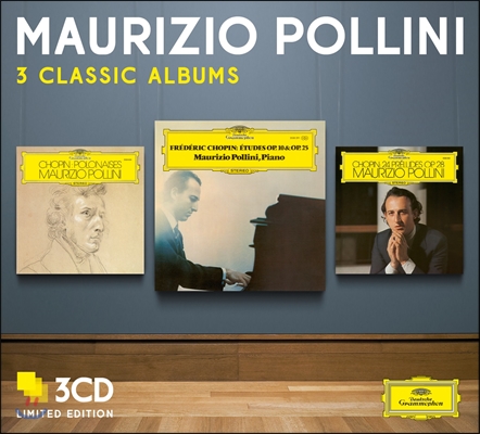 Maurizio Pollini 마우리치오 폴리니가 연주하는 쇼팽 작품집 - 연습곡, 전주곡, 폴로네이즈 (Chopin - 3 Classic Albums) 