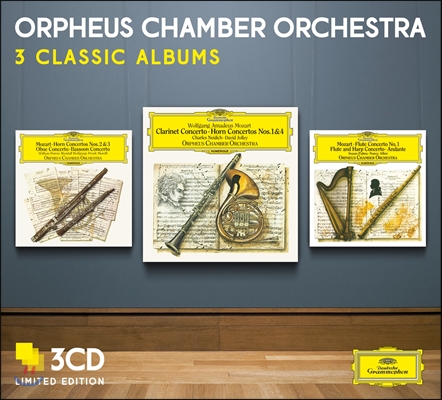 Orpehus Chamber Orchestra 오르페우스 체임버 오케스트라가 연주하는 모차르트 - 세 개의 클래식 앨범 (Mozart - Three Classic Albums)
